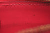 Authentic Louis Vuitton Vernis Pochette Cles NM Coin Purse Red M93637 LV 2309I