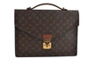 Auth Louis Vuitton Monogram Porte Documents Bandouliere M53338 Briefcase 2309J