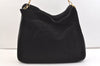 Authentic GUCCI Vintage Bamboo 2Way Shoulder Tote Bag Suede Leather Black 2309K