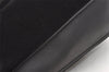 Authentic GUCCI Vintage Bamboo 2Way Shoulder Tote Bag Suede Leather Black 2309K