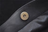 Authentic GUCCI Vintage Bamboo 2Way Shoulder Tote Bag Suede Leather Black 2309K