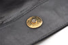Authentic GUCCI Vintage Bamboo 2Way Shoulder Tote Bag Suede Leather Black 2309K
