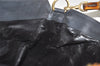 Authentic GUCCI Vintage Bamboo 2Way Shoulder Tote Bag Suede Leather Black 2309K