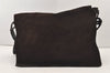 Authentic GUCCI Vintage Shoulder Cross Body Bag Suede Leather Brown 2310J