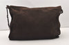 Authentic GUCCI Vintage Shoulder Cross Body Bag Suede Leather Brown 2310J