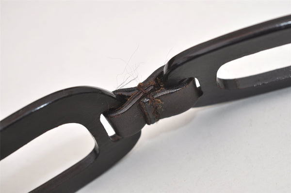 Authentic GUCCI Vintage Shoulder Cross Body Bag Suede Leather Brown 2310J