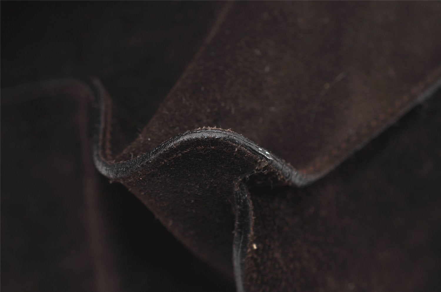 Authentic GUCCI Vintage Shoulder Cross Body Bag Suede Leather Brown 2310J