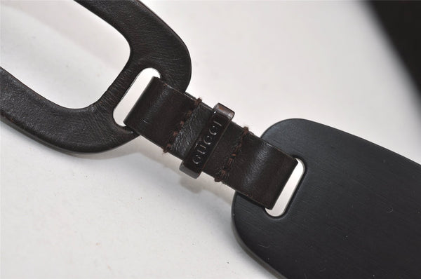 Authentic GUCCI Vintage Shoulder Cross Body Bag Suede Leather Brown 2310J