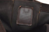 Authentic GUCCI Vintage Shoulder Cross Body Bag Suede Leather Brown 2310J