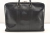 Authentic Louis Vuitton Epi Porte Documents Voyage Briefcase M59162 Black 2311J