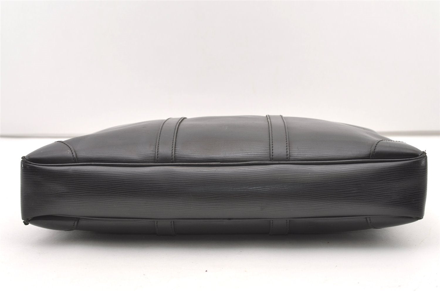 Authentic Louis Vuitton Epi Porte Documents Voyage Briefcase M59162 Black 2311J