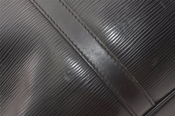 Authentic Louis Vuitton Epi Porte Documents Voyage Briefcase M59162 Black 2311J