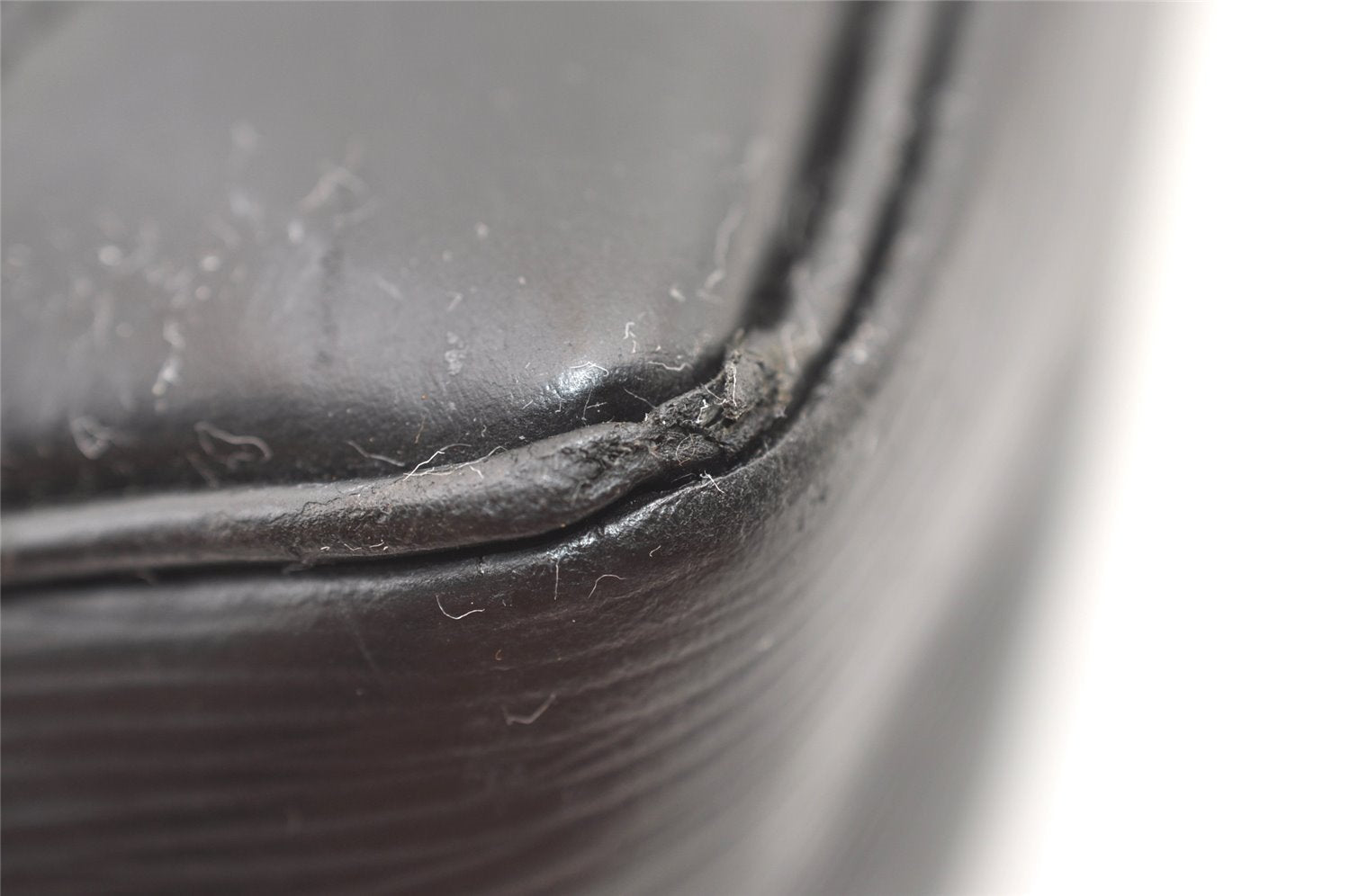 Authentic Louis Vuitton Epi Porte Documents Voyage Briefcase M59162 Black 2311J