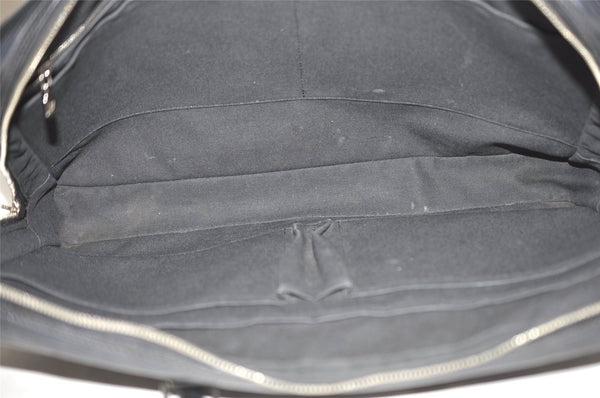 Authentic Louis Vuitton Epi Porte Documents Voyage Briefcase M59162 Black 2311J