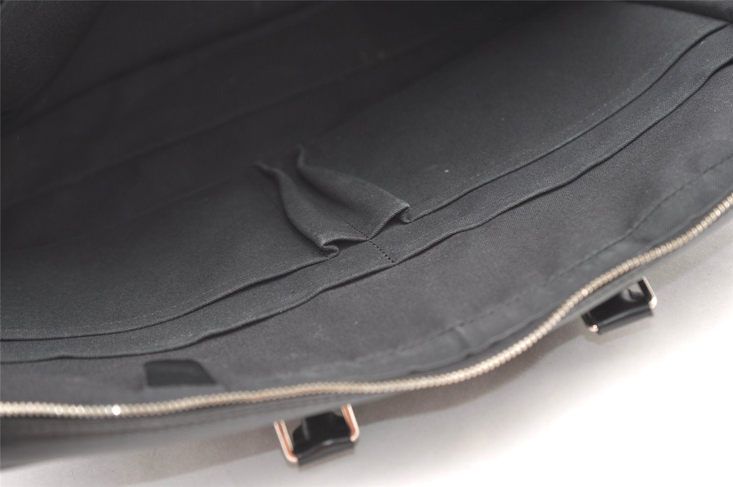 Authentic Louis Vuitton Epi Porte Documents Voyage Briefcase M59162 Black 2311J