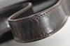 Authentic GUCCI Vintage Shoulder Hand Bag Purse Enamel Brown 2311K