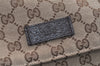 Authentic GUCCI Web Sherry Line Shoulder Bag GG Canvas Leather Brown 2312K