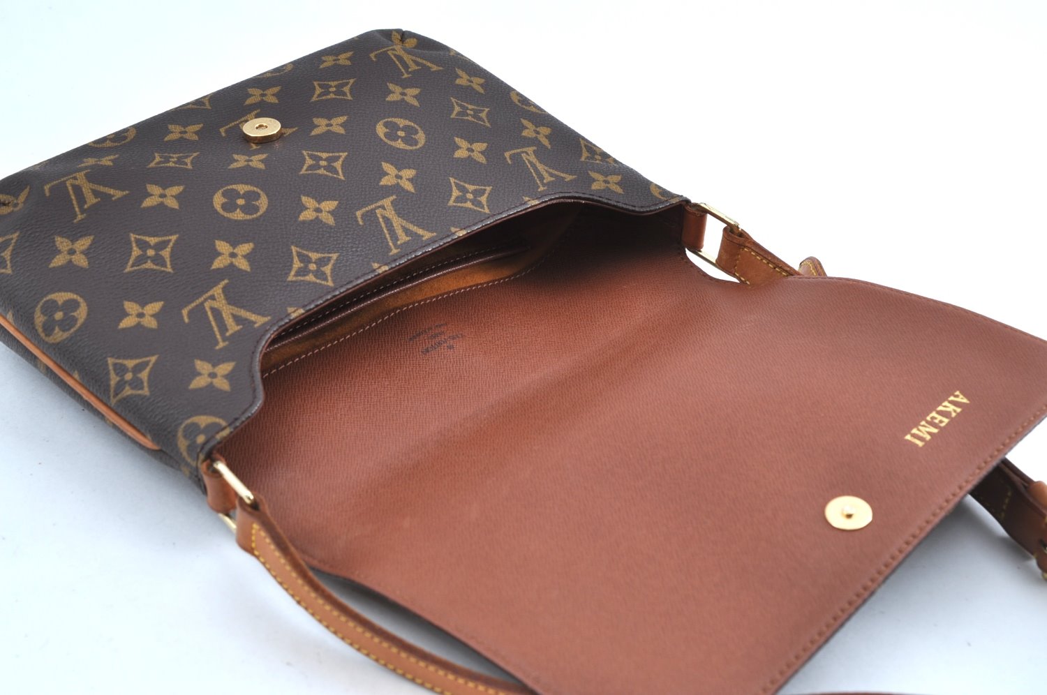 Authentic Louis Vuitton Monogram Musette Tango Shoulder Bag M51257 LV 2314F