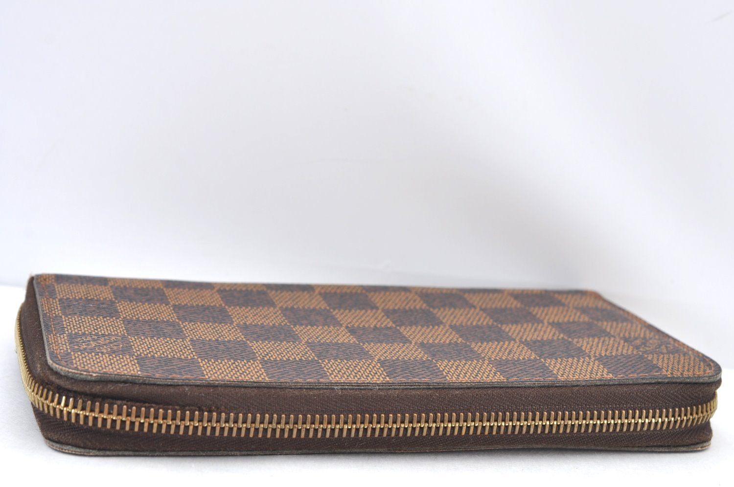 Authentic Louis Vuitton Damier Zippy Long Wallet Purse N60015 LV 2314I