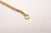 Authentic Christian Dior Imitation Pearl Gold Tone Chain Necklace Box 2314J