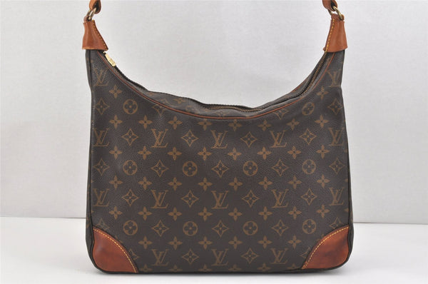 Authentic Louis Vuitton Monogram Boulogne 35 Shoulder Cross Bag M51260 LV 2314K