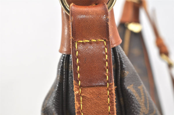 Authentic Louis Vuitton Monogram Boulogne 35 Shoulder Cross Bag M51260 LV 2314K