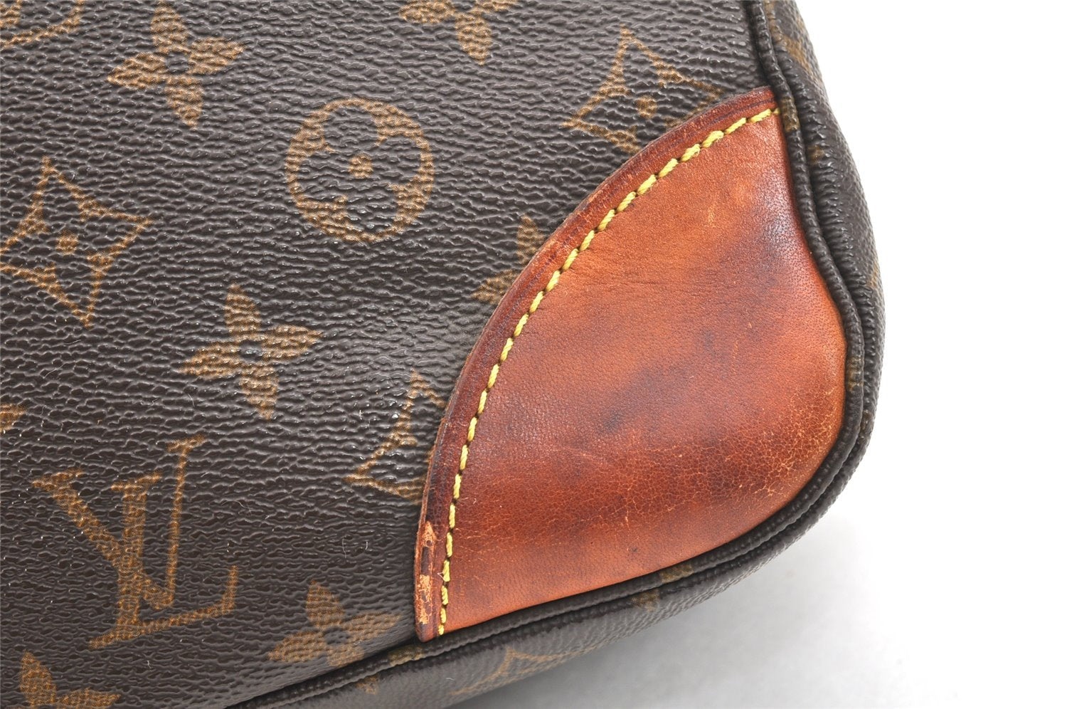Authentic Louis Vuitton Monogram Boulogne 35 Shoulder Cross Bag M51260 LV 2314K