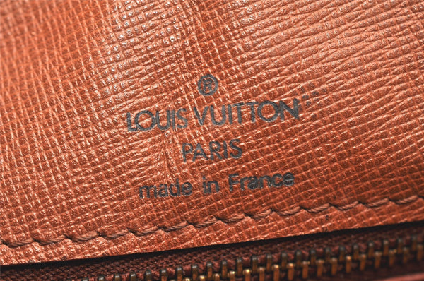 Authentic Louis Vuitton Monogram Boulogne 35 Shoulder Cross Bag M51260 LV 2314K