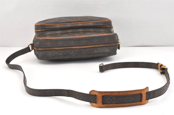 Authentic Louis Vuitton Monogram Nile Shoulder Cross Body Bag M45244 Junk 2315K