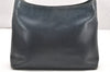Authentic Salvatore Ferragamo Vara Shoulder Hand Bag Purse Leather Navy SF 2316K
