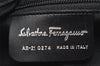 Authentic Salvatore Ferragamo Vara Shoulder Hand Bag Purse Leather Navy SF 2316K