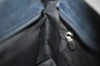 Authentic Salvatore Ferragamo Vara Shoulder Hand Bag Purse Leather Navy SF 2316K