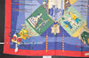 Authentic HERMES Carre 90 Scarf "LE CARNAVAL DE VENISE" Silk Blue Red 2317J