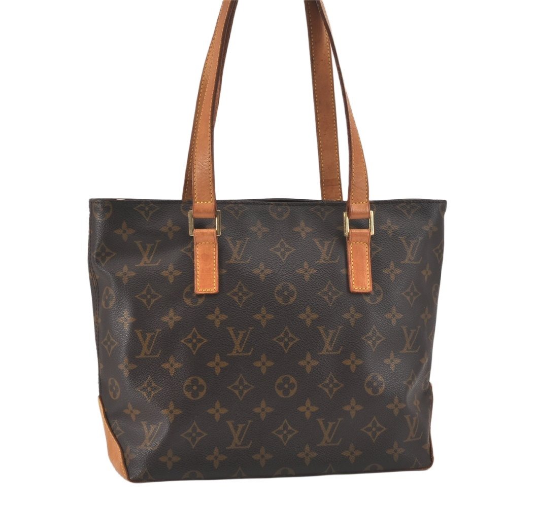 Authentic Louis Vuitton Monogram Cabas Piano Shoulder Tote Bag M51148 LV 2317K