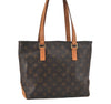 Authentic Louis Vuitton Monogram Cabas Piano Shoulder Tote Bag M51148 LV 2317K
