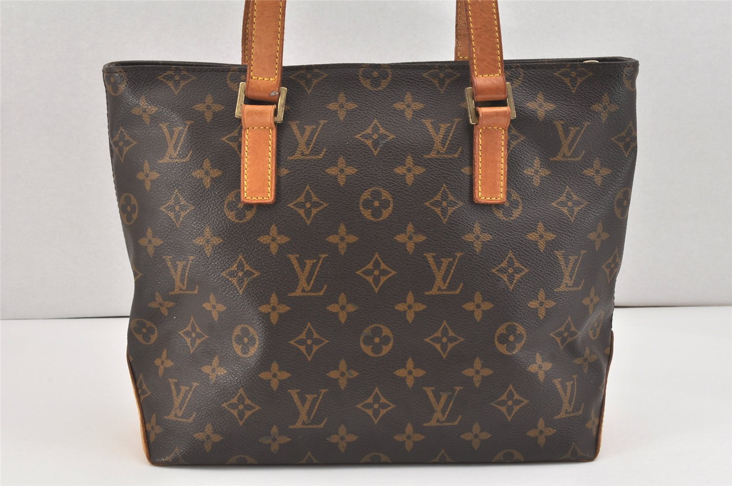 Authentic Louis Vuitton Monogram Cabas Piano Shoulder Tote Bag M51148 LV 2317K