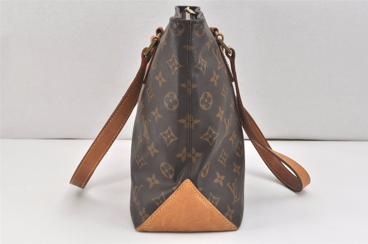Authentic Louis Vuitton Monogram Cabas Piano Shoulder Tote Bag M51148 LV 2317K