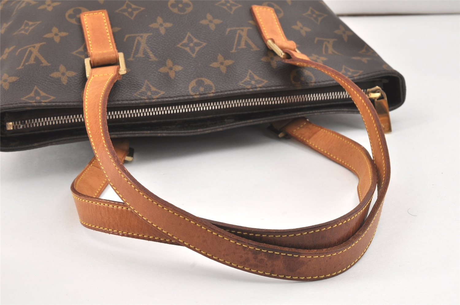 Authentic Louis Vuitton Monogram Cabas Piano Shoulder Tote Bag M51148 LV 2317K