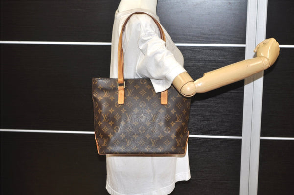Authentic Louis Vuitton Monogram Cabas Piano Shoulder Tote Bag M51148 LV 2317K