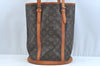 Authentic Louis Vuitton Monogram Bucket GM Shoulder Bag Old Model Junk 2318H