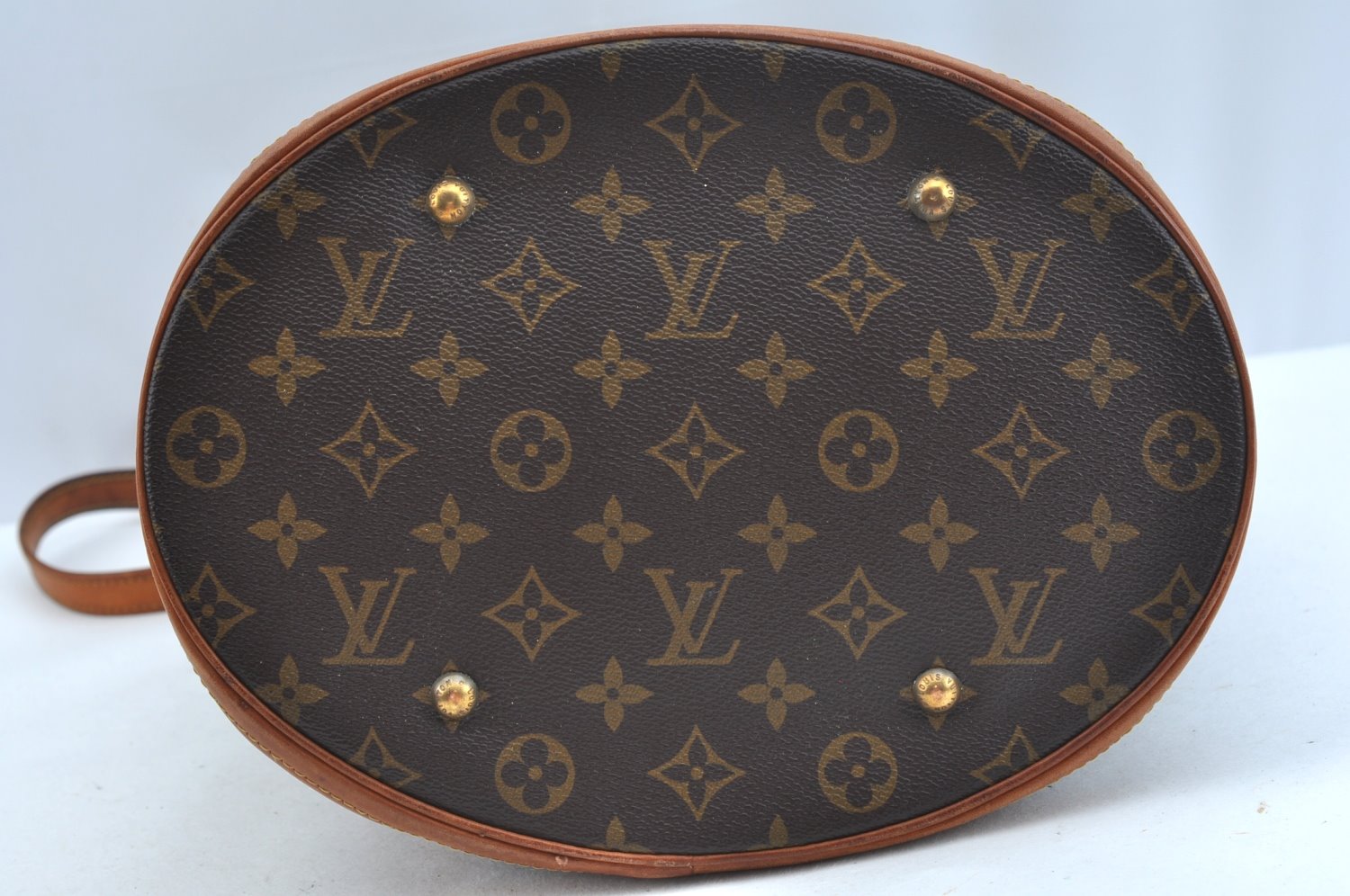 Authentic Louis Vuitton Monogram Bucket GM Shoulder Bag Old Model Junk 2318H