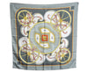 Authentic HERMES Carre 90 Scarf "Washington'S Carriage" Silk Gray 2318J