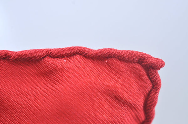 Authentic HERMES Carre 90 Scarf "BRIDES de GALA par" Silk Red 2319J