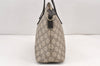 Authentic GUCCI Vintage 2Way Shoulder Tote Bag GG PVC Leather 353440 Brown 2319K