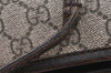 Authentic GUCCI Vintage 2Way Shoulder Tote Bag GG PVC Leather 353440 Brown 2319K