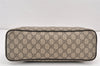 Authentic GUCCI Vintage 2Way Shoulder Tote Bag GG PVC Leather 353440 Brown 2319K