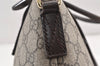 Authentic GUCCI Vintage 2Way Shoulder Tote Bag GG PVC Leather 353440 Brown 2319K