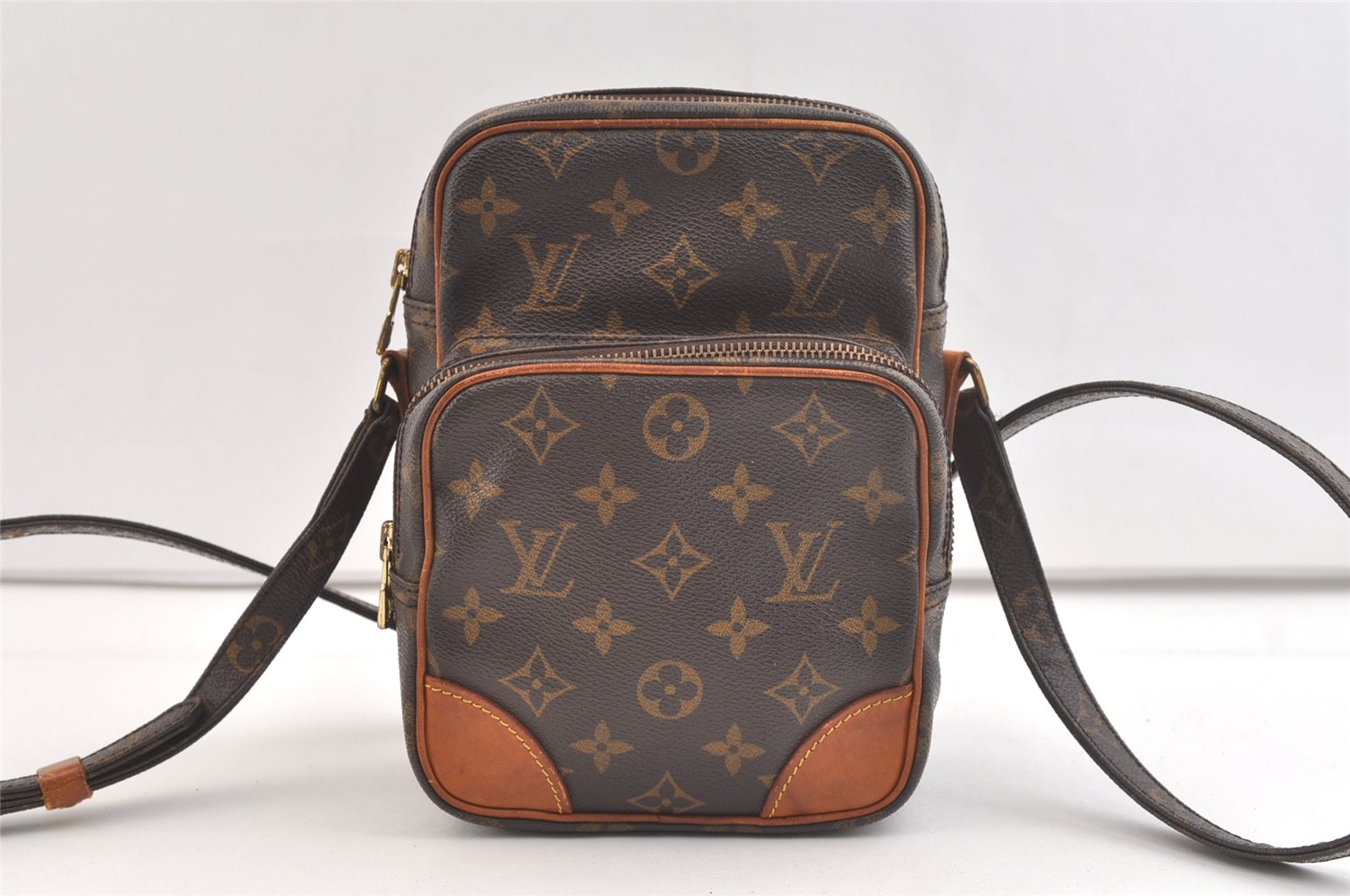 Authentic Louis Vuitton Monogram Amazone Shoulder Cross Body Bag M45236 LV 2320K