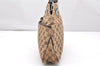 Authentic GUCCI Eclipse Shoulder Tote Bag GG Canvas Leather 121023 Brown 2321K