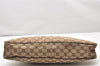Authentic GUCCI Eclipse Shoulder Tote Bag GG Canvas Leather 121023 Brown 2321K